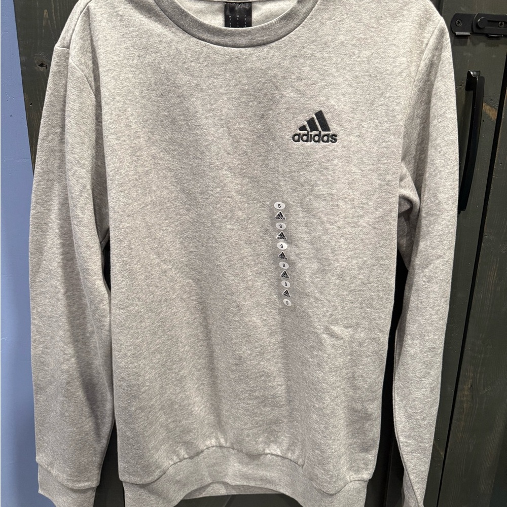 Adidas Heather Gray Crewneck Sweatshirt